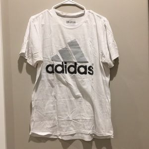 White Adidas T-shirt